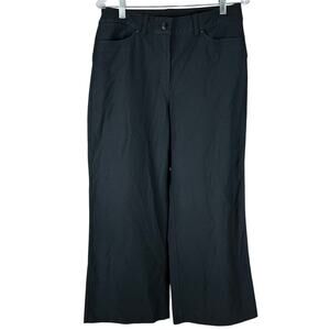 Lululemon City Sleek 5 Pocket Wide-Leg Pant Utilitech Black Women's Size 30 EUC